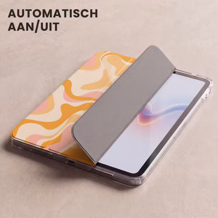 iPad hoes - Abstract - Golvend - Oranje — 4