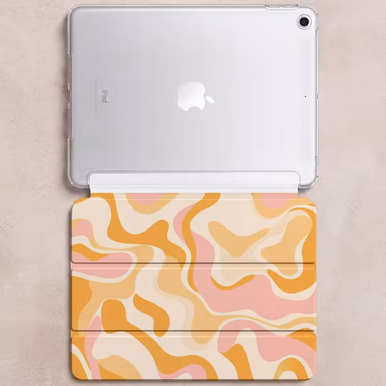 iPad hoes - Abstract - Golvend - Oranje — 6