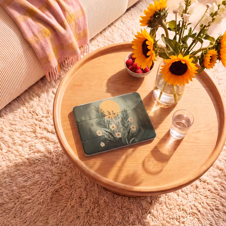 iPad hoes - Bloemen - Bladeren - Zon - Groen — 2