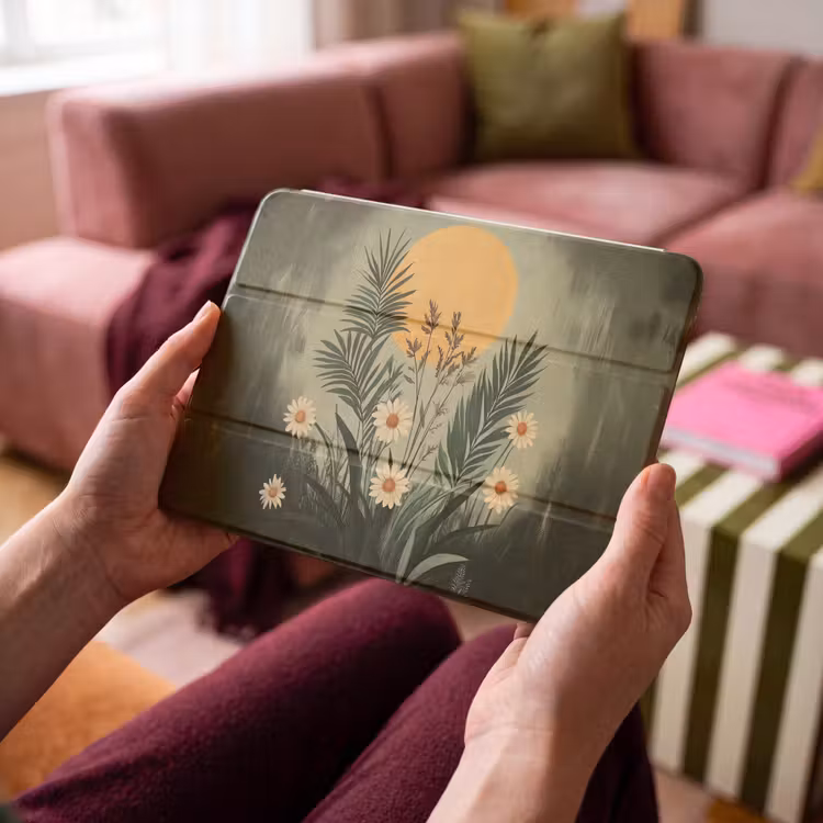 iPad hoes - Bloemen - Bladeren - Zon - Groen — 3