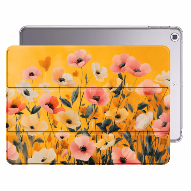 iPad hoes - Bloemen - Veld - Geel — 1