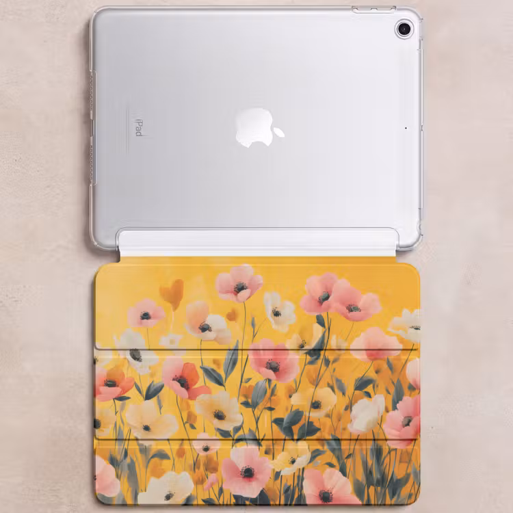 iPad hoes - Bloemen - Veld - Geel — 6