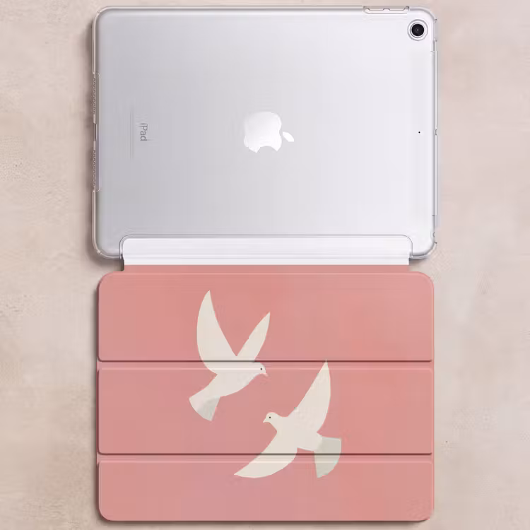 iPad hoes - Duiven - Wit - Sierlijk — 6