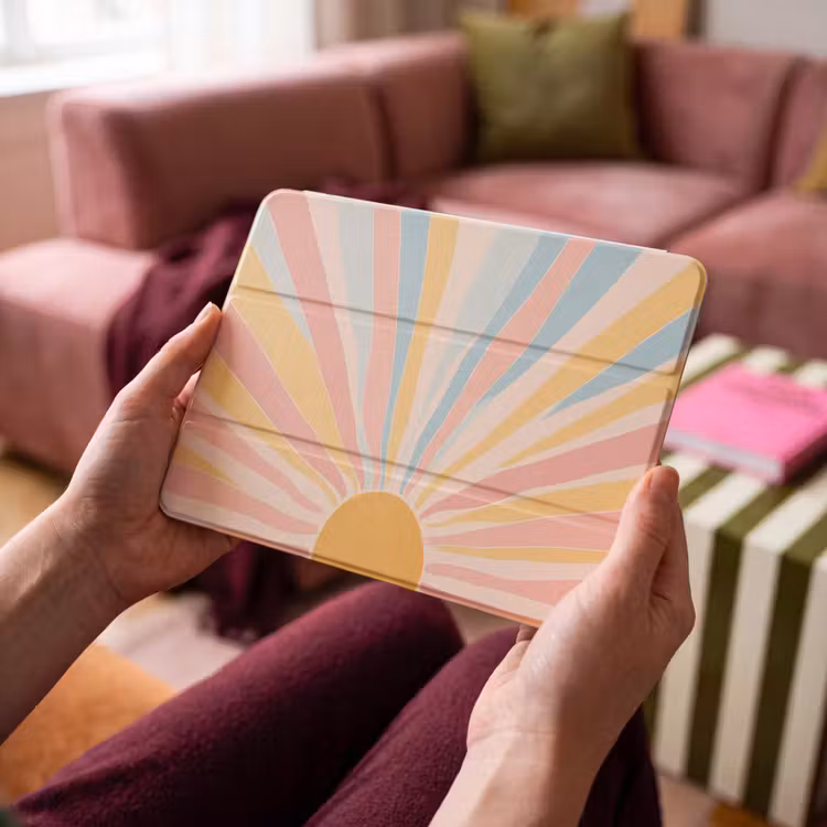 iPad hoes - Illustratie - Zon - Pastelkleuren — 3
