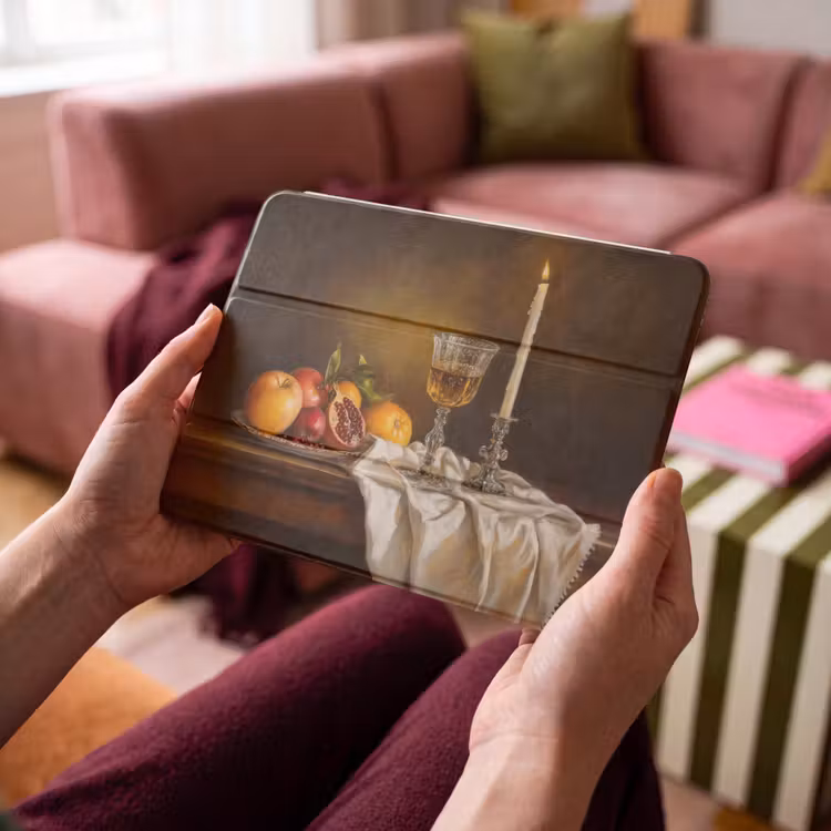 iPad hoes - Fruit - Stilleven - Wijn - Kaars — 3