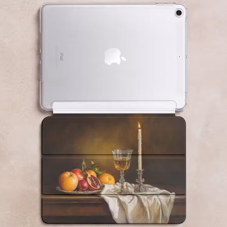 iPad hoes - Fruit - Stilleven - Wijn - Kaars — 6
