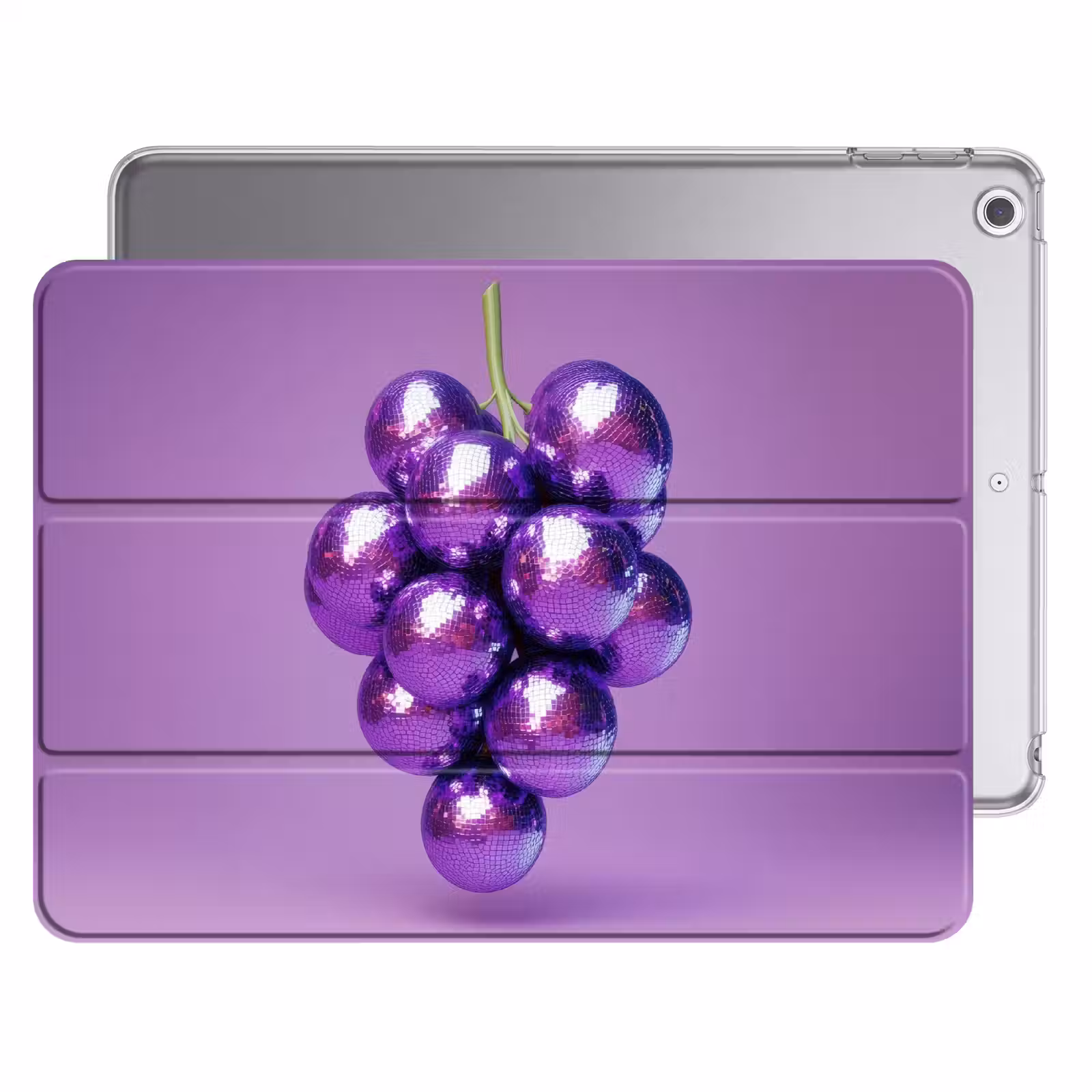 iPad hoes - Druif - Disco - Glitter - Paars — 1