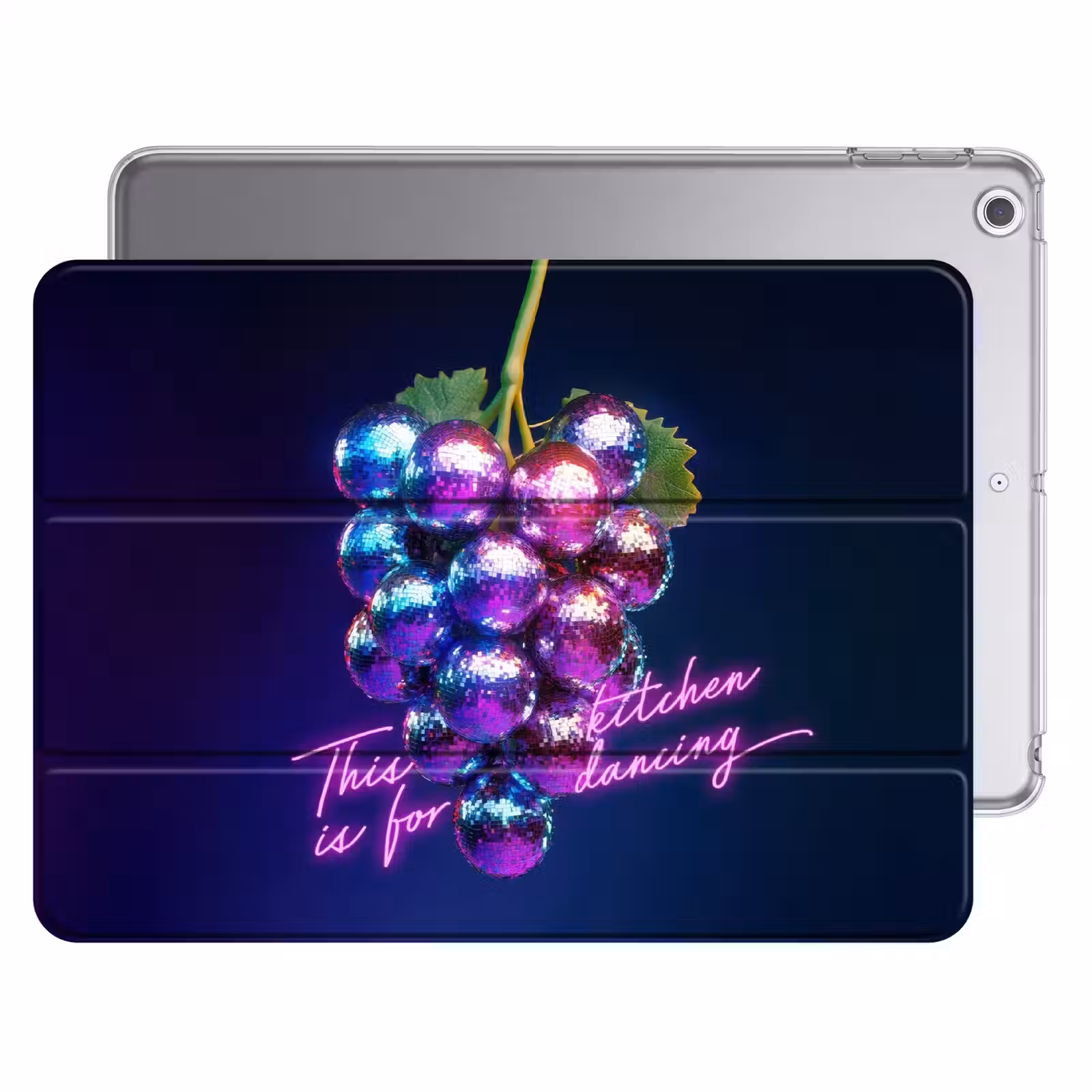 iPad hoes - Quote - Neon - Disco - Druiven — 1