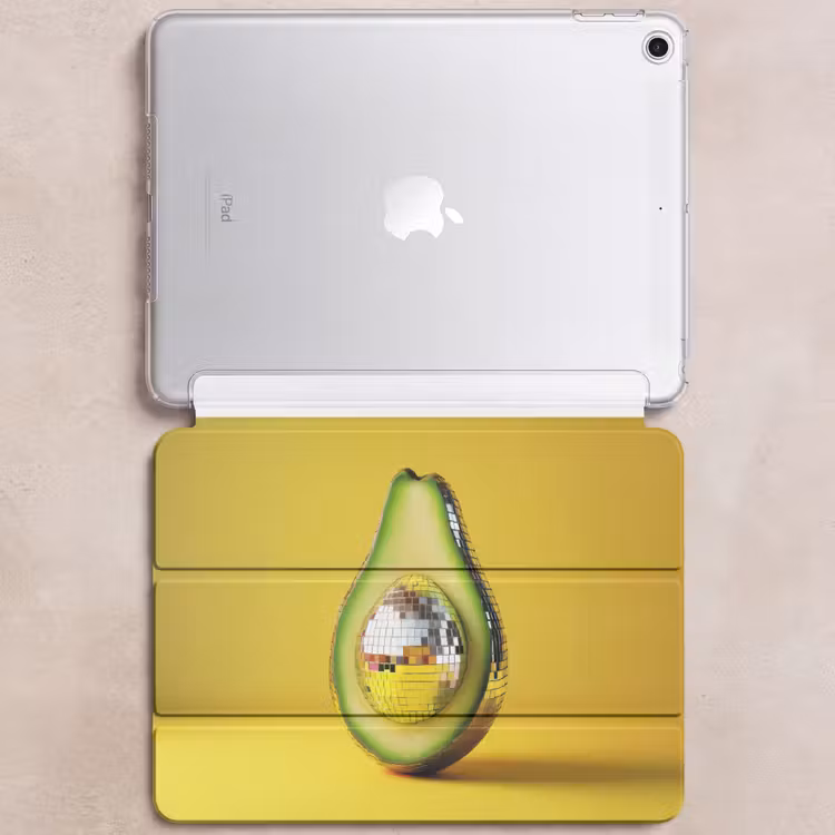 iPad hoes - Avocado - Discobal - Geel - Glitter — 6