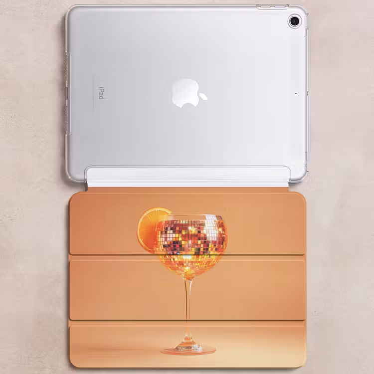 iPad hoes - Drank - Oranje - Glitter - Disco — 6