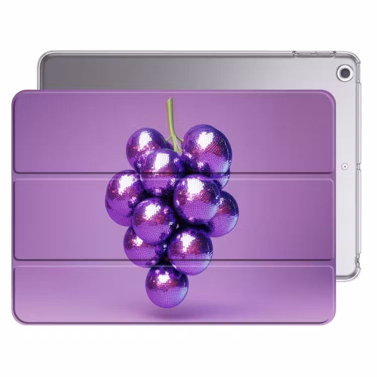 iPad hoes - Druif - Disco - Glitter - Paars — 1