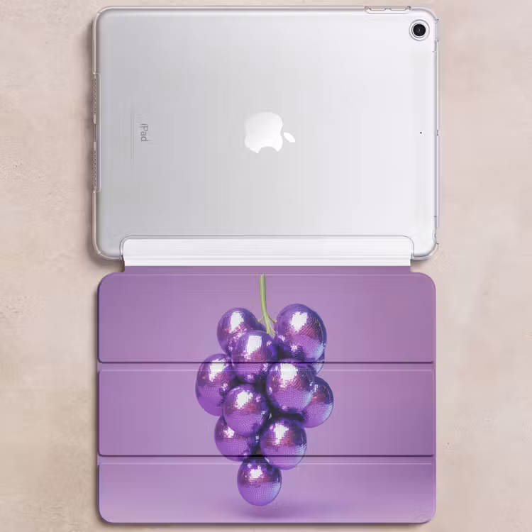 iPad hoes - Druif - Disco - Glitter - Paars — 6