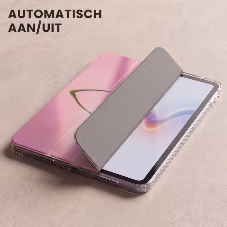 iPad hoes - Glitter - Discobol - Roze - Kersen — 4
