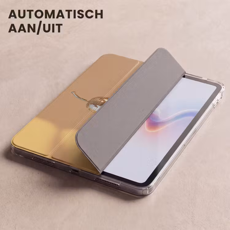 iPad hoes - Goud - Disco - Glitter - Peer — 4