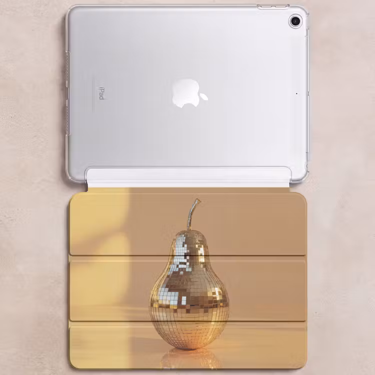 iPad hoes - Goud - Disco - Glitter - Peer — 6