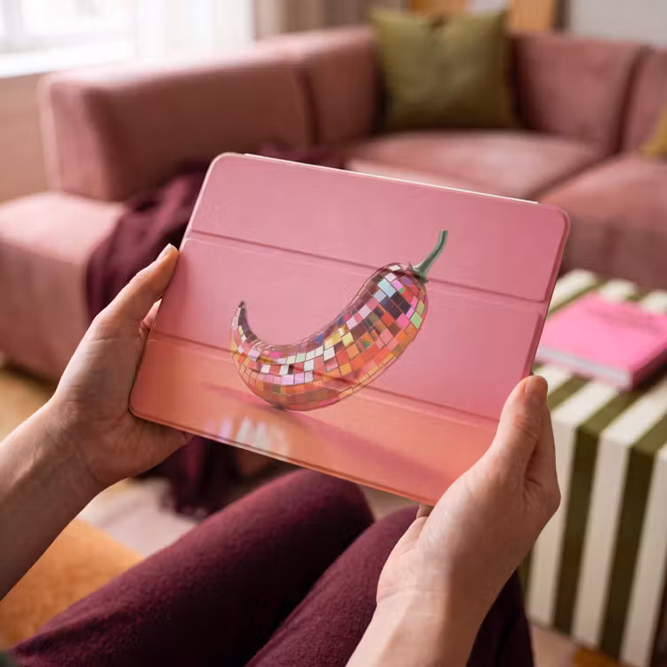 iPad hoes - Peper - Disco - Rood - Glitter — 3