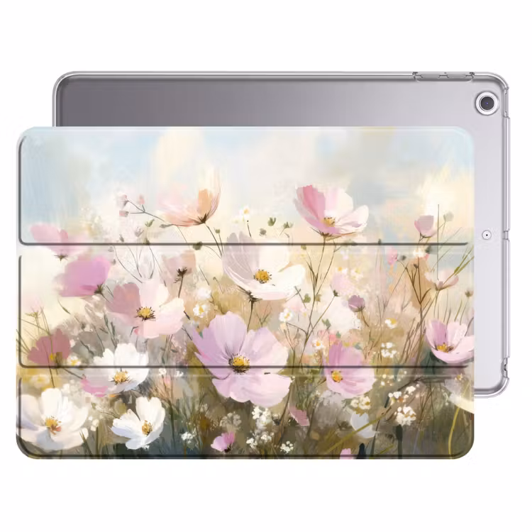 iPad hoes - Bloemenveld - Lichte tinten - Geschilderd — 1