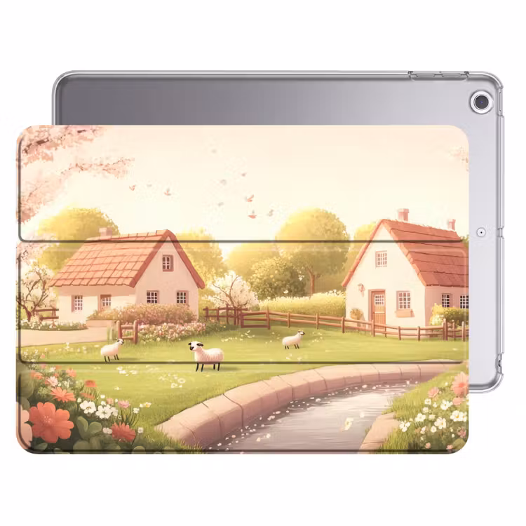 iPad hoes - Schapen - Huisje - Platteland — 1