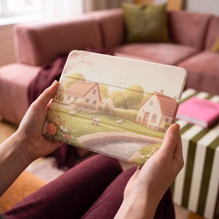 iPad hoes - Schapen - Huisje - Platteland — 3