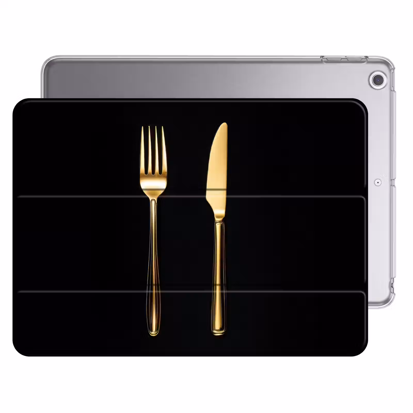 iPad hoes - Bestek - Goud - Mes - Vork — 1