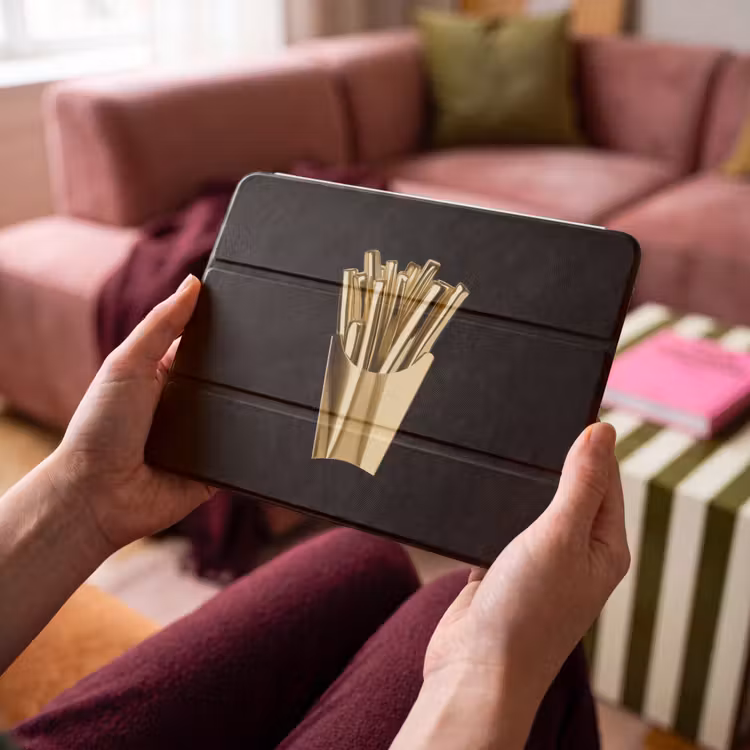 iPad hoes - Friet - Goud - Chrome - Eten — 3