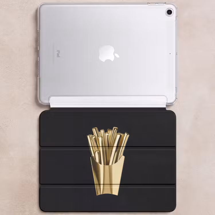 iPad hoes - Friet - Goud - Chrome - Eten — 6