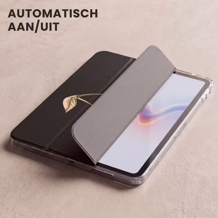 iPad hoes - Kersen - Zwart - Goud - Chrome — 4