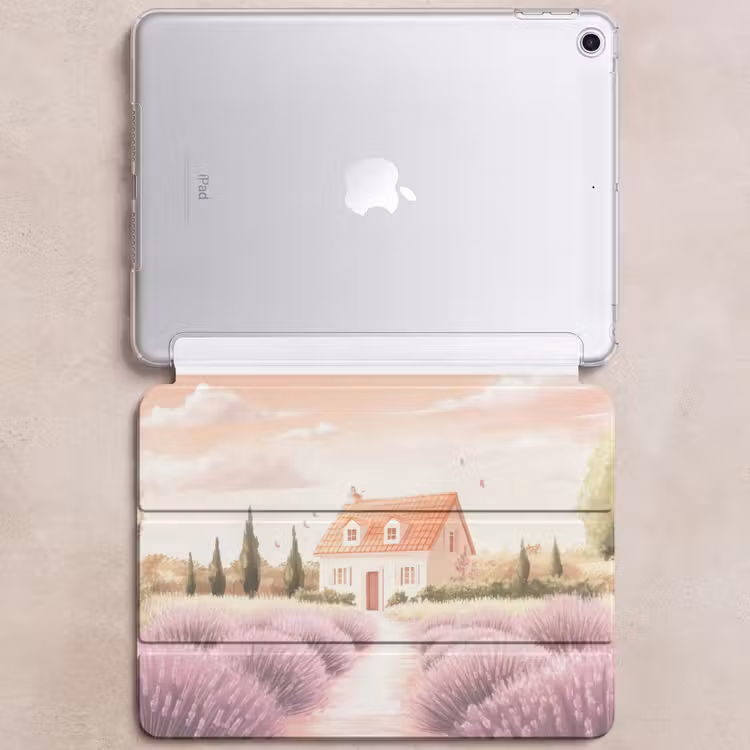 iPad hoes - Lavendelveld - Huis - Paars — 6