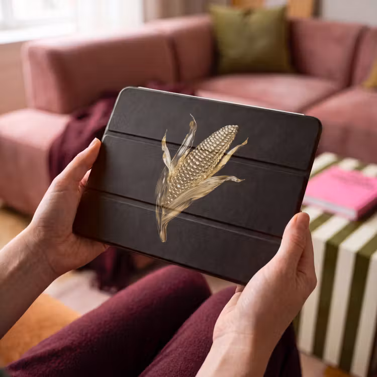 iPad hoes - Mais - Eten - Goud - Zwart — 3