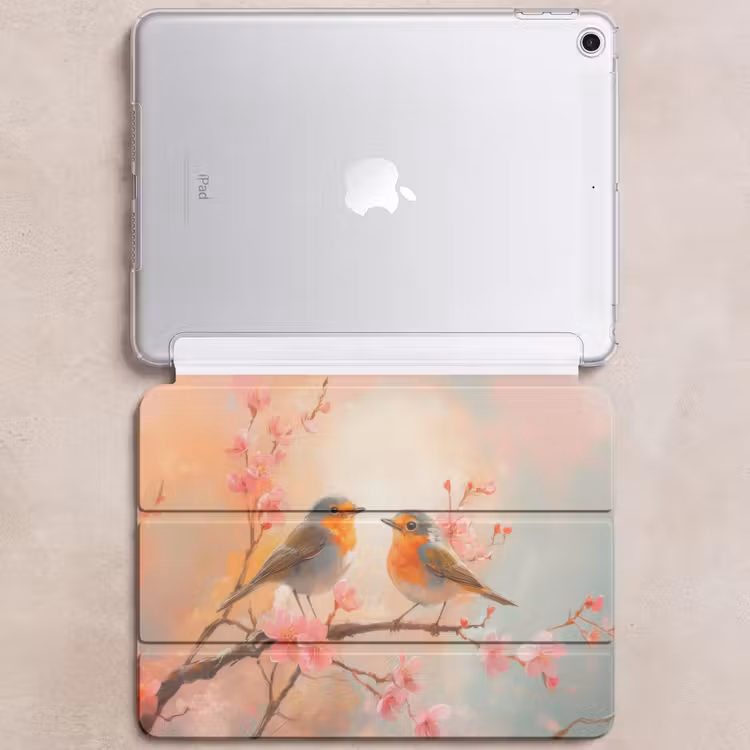 iPad hoes - Roodborstjes - Sierlijk - Bloesemtak — 6