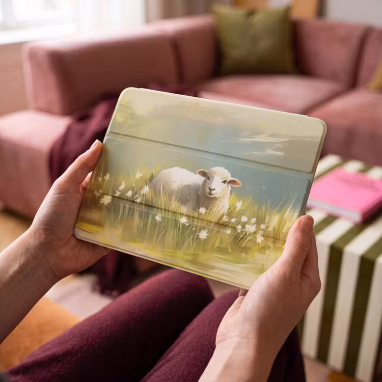 iPad hoes - Schaap - Weide - Groen — 3