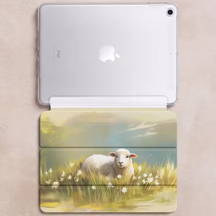 iPad hoes - Schaap - Weide - Groen — 6