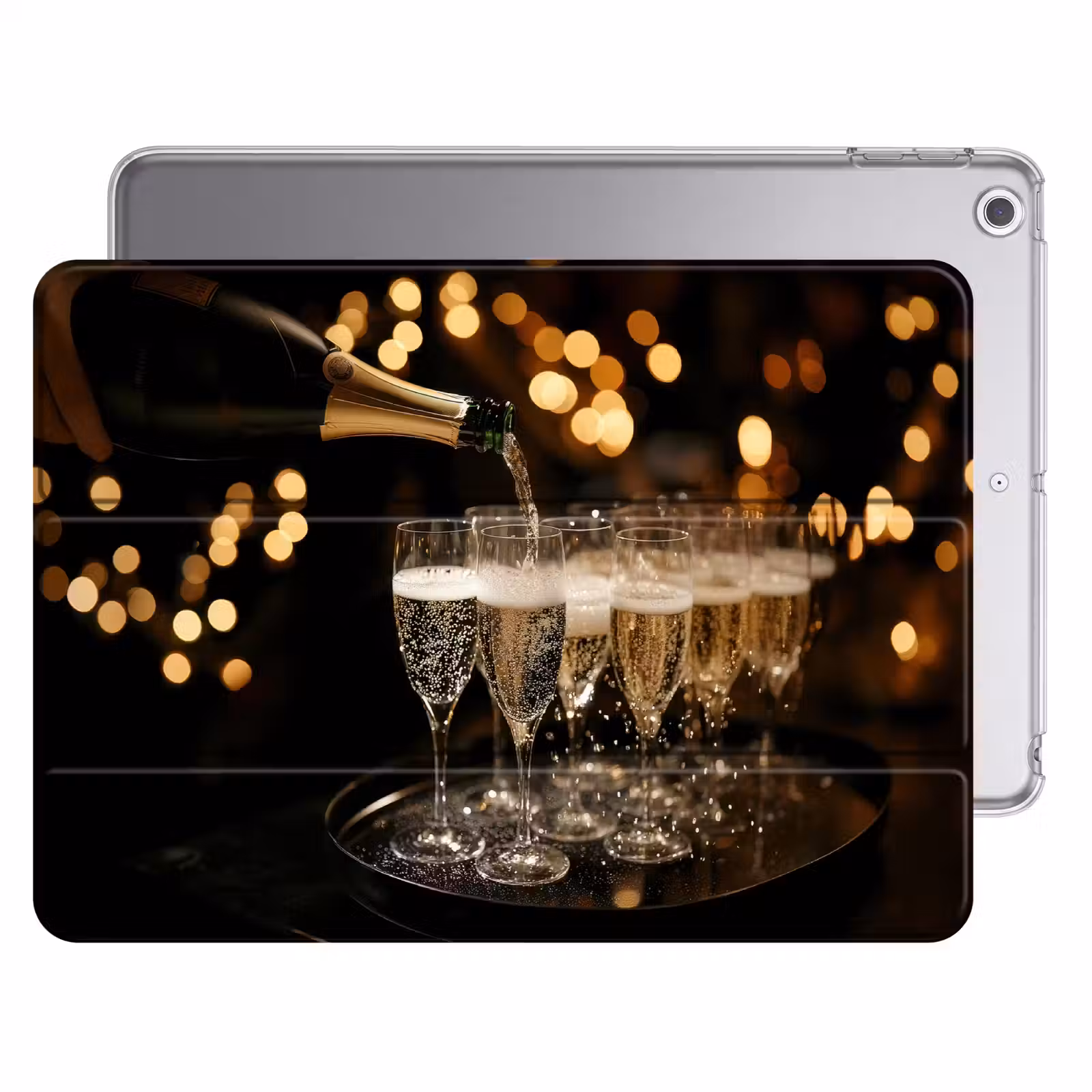 iPad hoes - Lichter - Champagner - Gläser — 1
