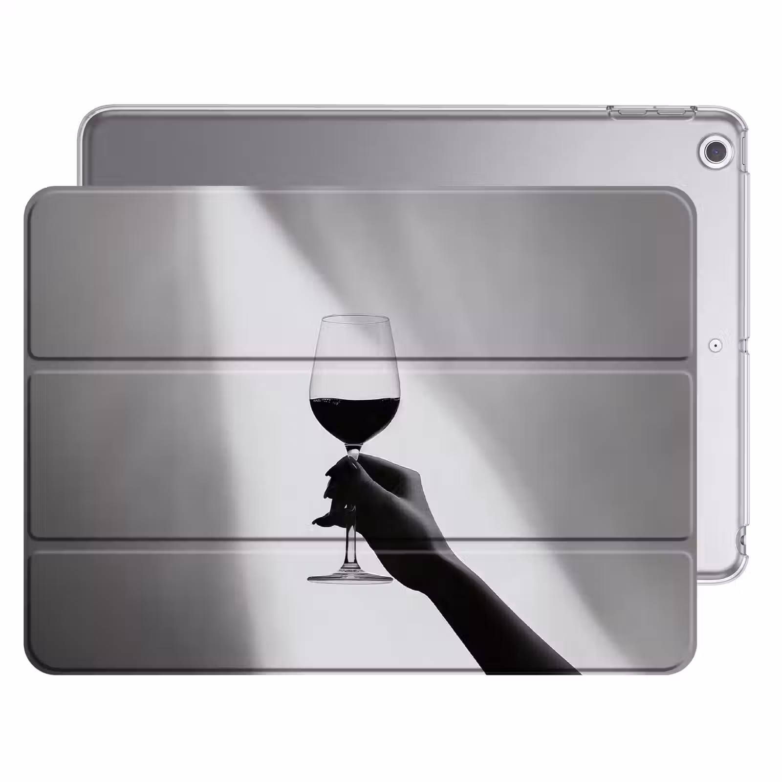 iPad hoes - Lichtinval - Wijn - Rood - Glas — 1
