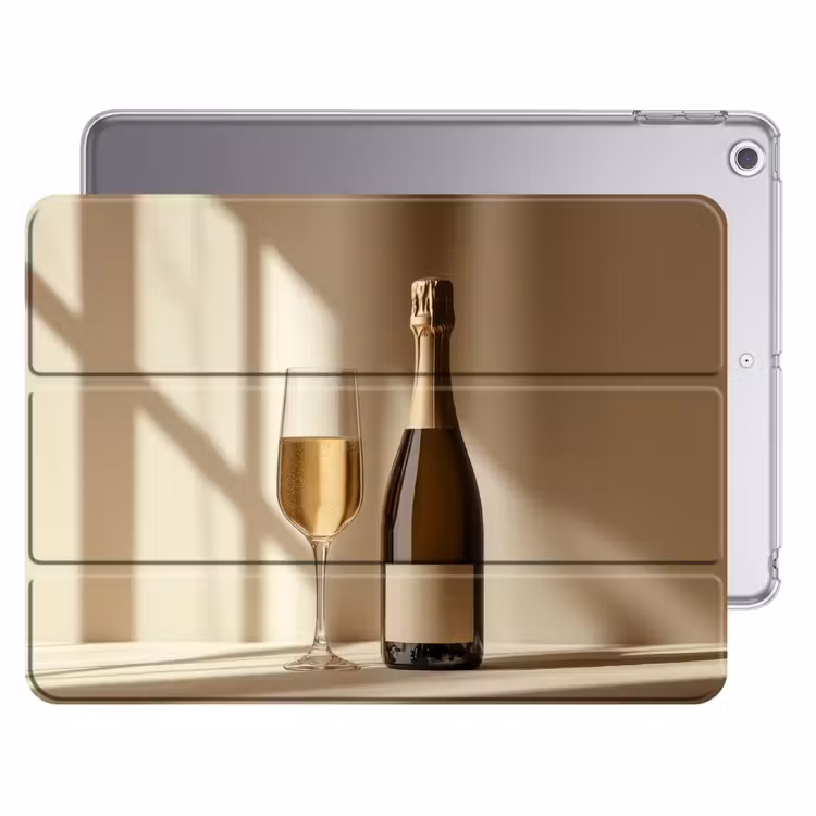 iPad hoes - Champagne - Beige - Schaduw - Bubbels — 1