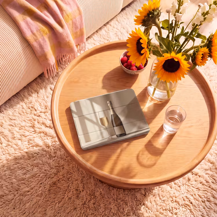 iPad hoes - Champagne - Beige - Schaduw - Bubbels — 2