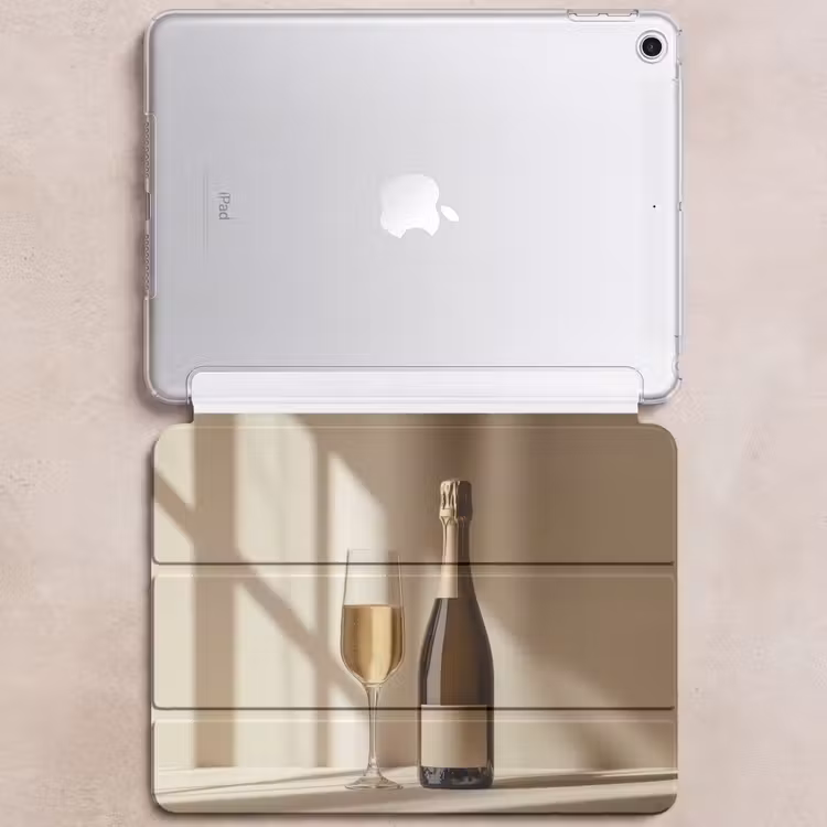 iPad hoes - Champagne - Beige - Schaduw - Bubbels — 6