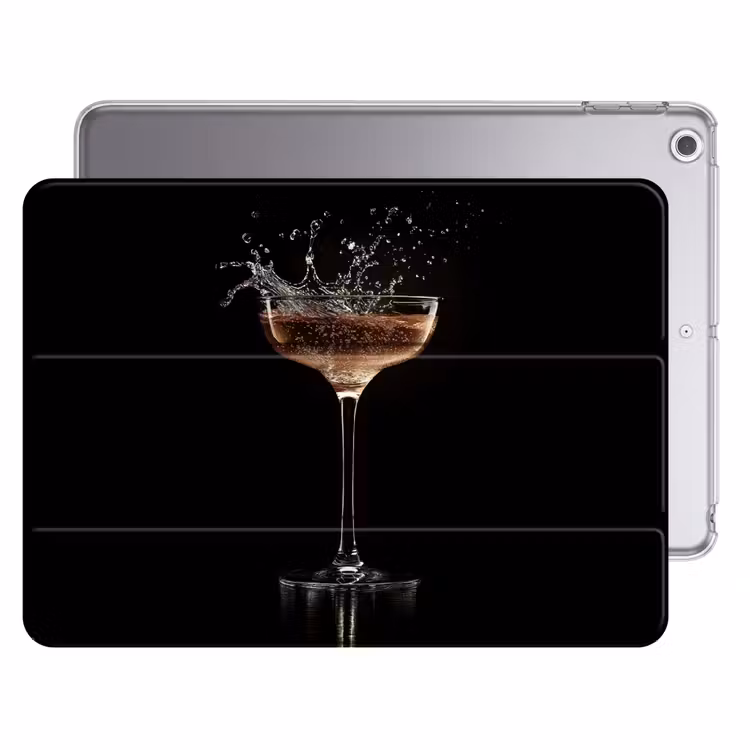 iPad hoes - Cocktail - Zwart - Spetters - Glas — 1