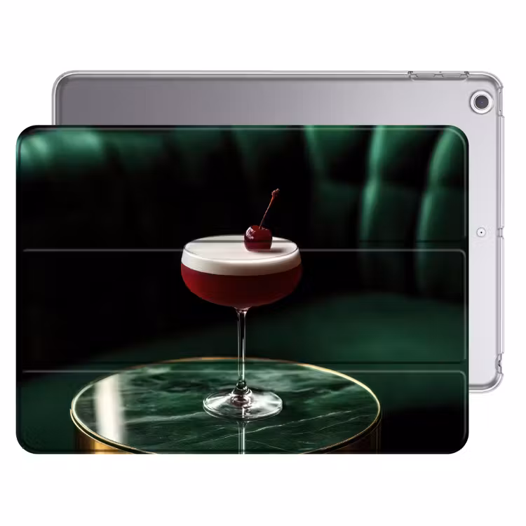 iPad hoes - Kers - Cocktail - Rood - Marmer — 1