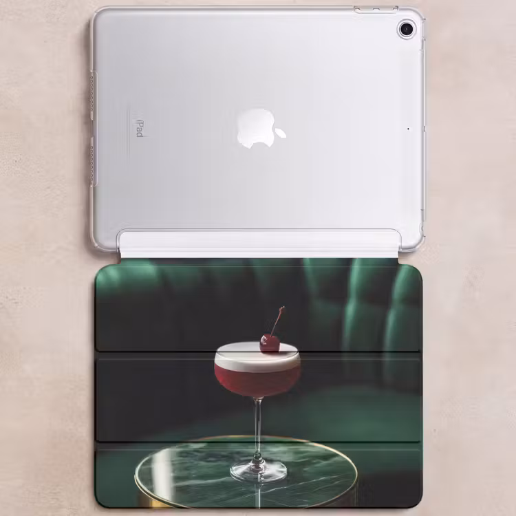 iPad hoes - Kers - Cocktail - Rood - Marmer — 6