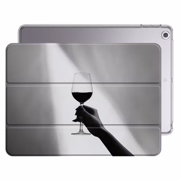 iPad hoes - Lichtinval - Wijn - Rood - Glas — 1
