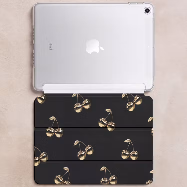 iPad hoes - Patroon - Kersen - Goud - Chrome — 6
