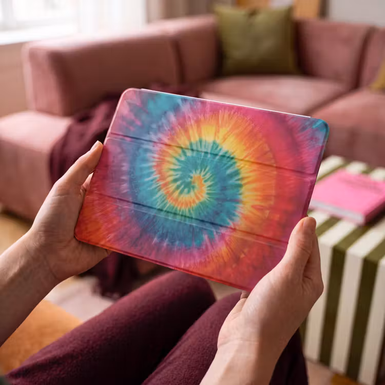 iPad hoes - Regenboogkleuren - Tie dye - — 3