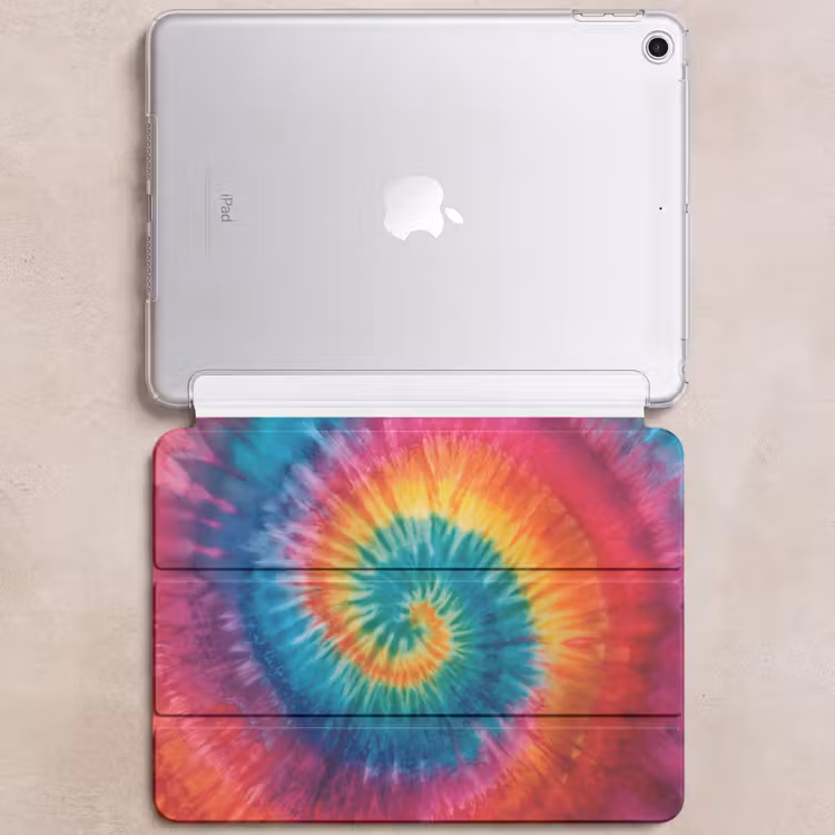 iPad hoes - Regenboogkleuren - Tie dye - — 6