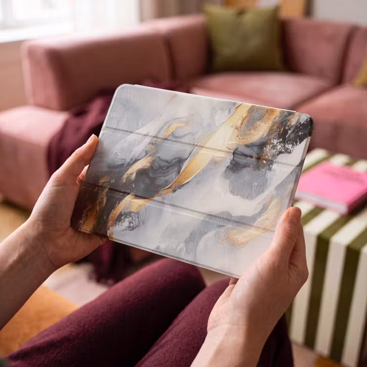 iPad hoes - Abstract - Goud - Verf - Aesthetic - Art — 3