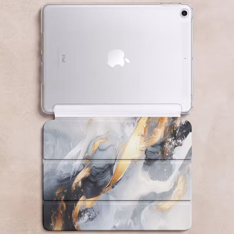 iPad hoes - Abstract - Goud - Verf - Aesthetic - Art — 6