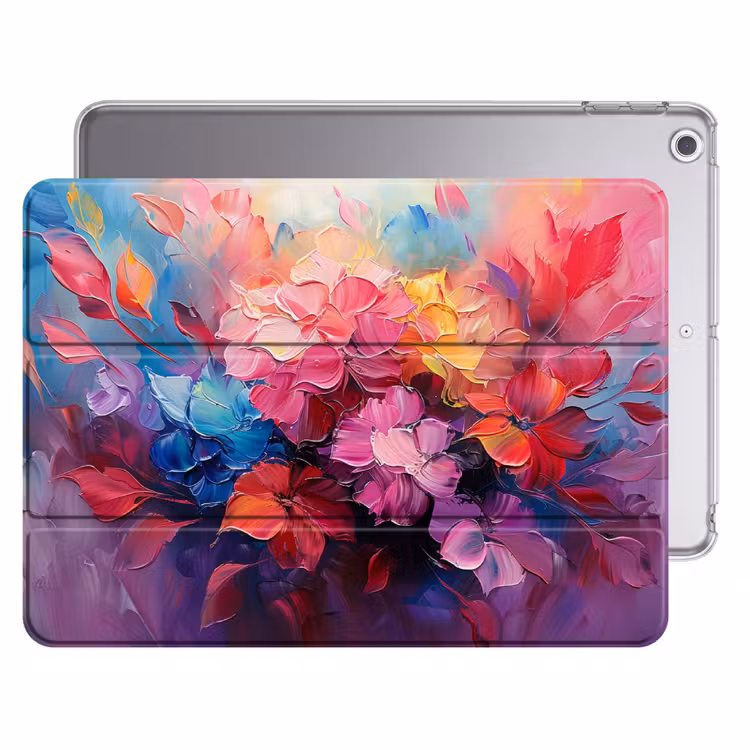 iPad hoes - Bloemen - Verf - Abstract - Kleurrijk — 1