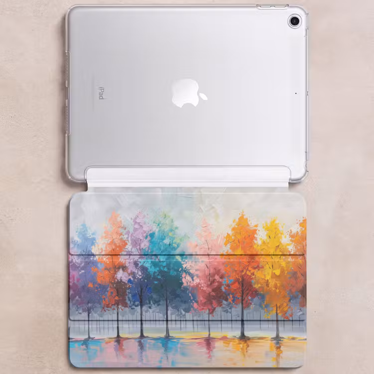 iPad hoes - Bomen - Kleurrijk - Natuur - Abstract — 6
