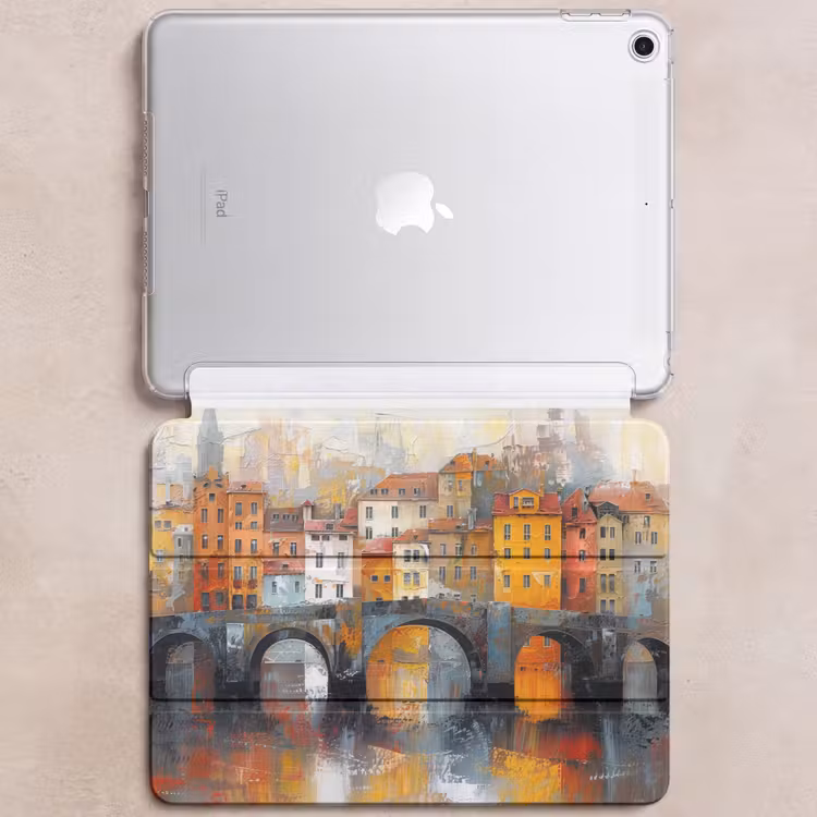 iPad hoes - Gracht - Huizen - Kunst - Art — 6