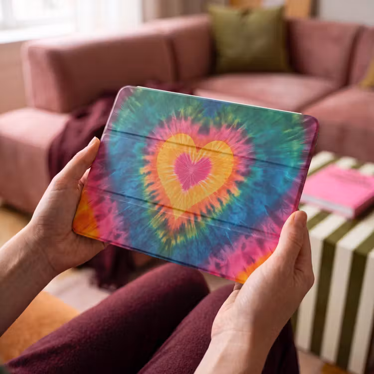 iPad hoes - Hart - Tie Dye - Kleurrijk — 3